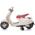 Scooter Piaggio Vespa WHITE biały pojazd akumulatorowy jeździk skuter z napędem elektrycznym Sun Baby J04.007.1.2